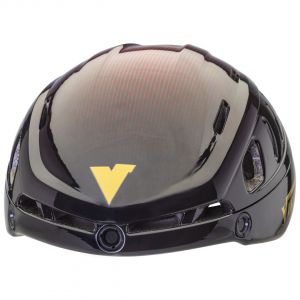 helmet sparrow black-red without visor